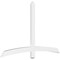 Ekena Millwork Bellingham Architectural Grade PVC Gable Bracket, 72"W x 45"H x 2"D x 4"F, 15/12 Pitch GBP072X45X0204BEL00 - alternate 1